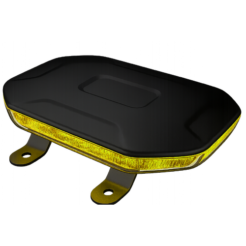Mini Amber Lightbar 245mm 10-30V Bracket Mount