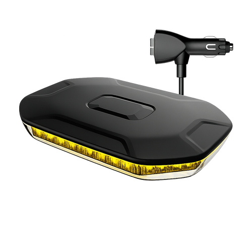 Mini Amber Lightbar 245mm 10-30V Magnetic Mount