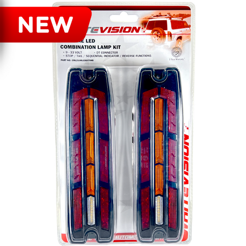  Stop/Tail/Indicator/Reverse with DT Connection Twin Blister