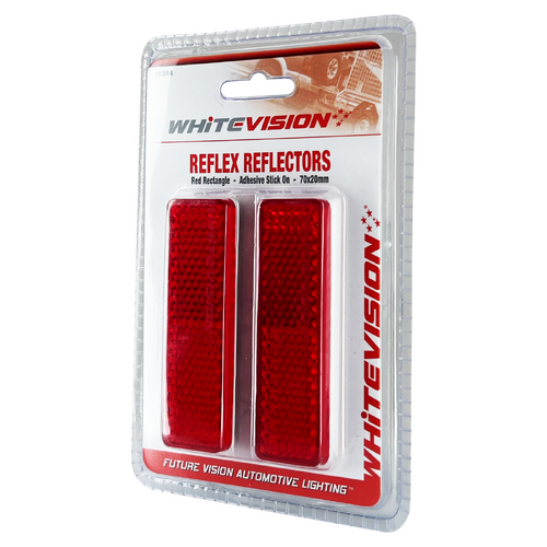 WR120 Series Red Reflector Blister