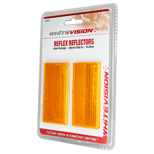 WR130 Series Amber Reflector Blister