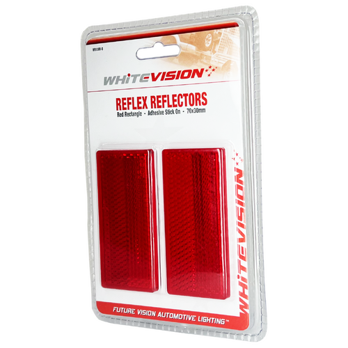 WR130 Series Red Reflector Blister