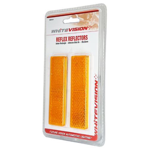 WR140 Series Amber Reflector - Twin Pack Blister