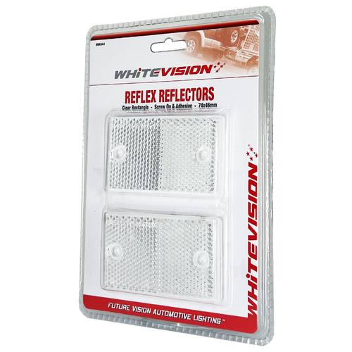 WR6 Series Clear Self Adhesive Reflector - - Twin Pack Blister