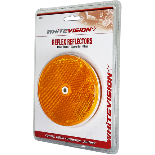 WR80 Series Round Amber Delineator- Twin Pack Blister